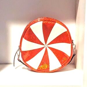 Red and White Peppermint Women's Bag